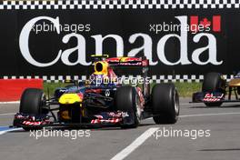 10.06.2011 Montreal, Canada,  Mark Webber (AUS), Red Bull Racing - Formula 1 World Championship, Rd 07, Canadian Grand Prix, Friday Practice