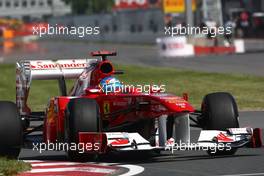 10.06.2011 Montreal, Canada,  Fernando Alonso (ESP), Scuderia Ferrari  - Formula 1 World Championship, Rd 07, Canadian Grand Prix, Friday Practice