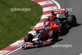 10.06.2011 Montreal, Canada,  Jerome d'Ambrosio (BEL), Virgin Racing  - Formula 1 World Championship, Rd 07, Canadian Grand Prix, Friday Practice