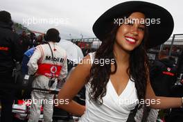 12.06.2011 Montreal, Canada,  Grid girl - Formula 1 World Championship, Rd 07, Canadian Grand Prix, Sunday Grid Girl
