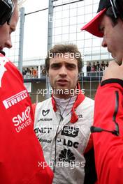 12.06.2011 Montreal, Canada,  Jerome d'Ambrosio (BEL), Virgin Racing  - Formula 1 World Championship, Rd 07, Canadian Grand Prix, Sunday Pre-Race Grid