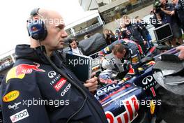 12.06.2011 Montreal, Canada,  Adrian Newey (GBR), Red Bull Racing, Technical Operations Director  - Formula 1 World Championship, Rd 07, Canadian Grand Prix, Sunday Pre-Race Grid