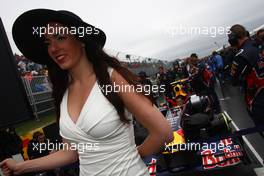 12.06.2011 Montreal, Canada,  Grid girl - Formula 1 World Championship, Rd 07, Canadian Grand Prix, Sunday Grid Girl