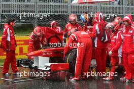 12.06.2011 Montreal, Canada,  Fernando Alonso (ESP), Scuderia Ferrari  - Formula 1 World Championship, Rd 07, Canadian Grand Prix, Sunday Pre-Race Grid