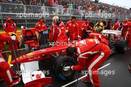 12.06.2011 Montreal, Canada,  Fernando Alonso (ESP), Scuderia Ferrari - Formula 1 World Championship, Rd 07, Canadian Grand Prix, Sunday Pre-Race Grid