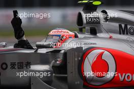 12.06.2011 Montreal, Canada,  Jenson Button (GBR), McLaren Mercedes - Formula 1 World Championship, Rd 07, Canadian Grand Prix, Sunday Podium