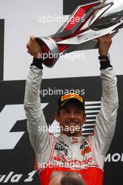 12.06.2011 Montreal, Canada,  Jenson Button (GBR), McLaren Mercedes - Formula 1 World Championship, Rd 07, Canadian Grand Prix, Sunday Podium