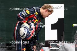 12.06.2011 Montreal, Canada,  Sebastian Vettel (GER), Red Bull Racing - Formula 1 World Championship, Rd 07, Canadian Grand Prix, Sunday Podium