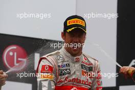 12.06.2011 Montreal, Canada,  Jenson Button (GBR), McLaren Mercedes - Formula 1 World Championship, Rd 07, Canadian Grand Prix, Sunday Podium