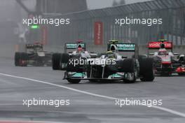 12.06.2011 Montreal, Canada,  Nico Rosberg (GER), Mercedes GP  - Formula 1 World Championship, Rd 07, Canadian Grand Prix, Sunday Race