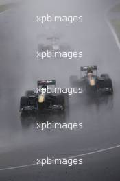 12.06.2011 Montreal, Canada, Heikki Kovalainen (FIN) Team Lotus, Jarno Trulli  (ITA) Team Lotus - Formula 1 World Championship, Rd 7, Canadian Grand Prix, Sunday Race