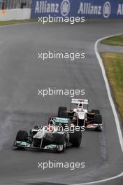 12.06.2011 Montreal, Canada, Micheal Schumacher (DEU) Mercedes GP Petronas F1 Team - Formula 1 World Championship, Rd 7, Canadian Grand Prix, Sunday Race