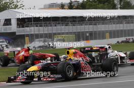 12.06.2011 Montreal, Canada,  Sebastian Vettel (GER), Red Bull Racing - Formula 1 World Championship, Rd 07, Canadian Grand Prix, Sunday Race