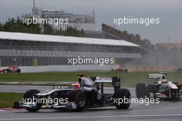 12.06.2011 Montreal, Canada,  Rubens Barrichello (BRA), AT&T Williams - Formula 1 World Championship, Rd 07, Canadian Grand Prix, Sunday Race
