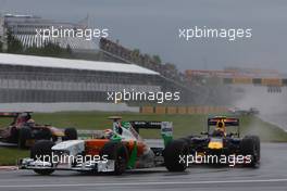 12.06.2011 Montreal, Canada,  Adrian Sutil (GER), Force India F1 Team - Formula 1 World Championship, Rd 07, Canadian Grand Prix, Sunday Race