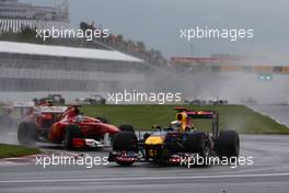 12.06.2011 Montreal, Canada,  Sebastian Vettel (GER), Red Bull Racing - Formula 1 World Championship, Rd 07, Canadian Grand Prix, Sunday Race