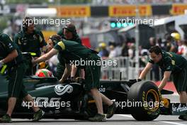 11.06.2011 Montreal, Canada,  Jarno Trulli (ITA), Team Lotus  - Formula 1 World Championship, Rd 07, Canadian Grand Prix, Saturday Practice