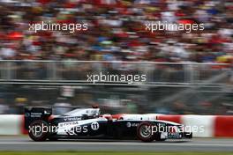 11.06.2011 Montreal, Canada,  Rubens Barrichello (BRA), Williams F1 Team  - Formula 1 World Championship, Rd 07, Canadian Grand Prix, Saturday Qualifying