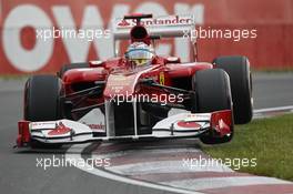 11.06.2011 Montreal, Canada, Fernando Alonso  (ESP) Scuderia Ferrari - Formula 1 World Championship, Rd 7, Canadian Grand Prix, Saturday Qualifying