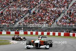 11.06.2011 Montreal, Canada,  Adrian Sutil (GER), Force India F1 Team - Formula 1 World Championship, Rd 07, Canadian Grand Prix, Saturday Qualifying