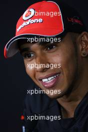 09.06.2011 Montreal, Canada,  Lewis Hamilton (GBR), McLaren Mercedes - Formula 1 World Championship, Rd 07, Canadian Grand Prix, Thursday Press Conference