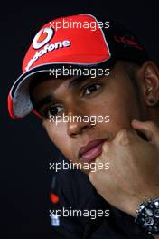 09.06.2011 Montreal, Canada,  Lewis Hamilton (GBR), McLaren Mercedes - Formula 1 World Championship, Rd 07, Canadian Grand Prix, Thursday Press Conference