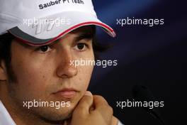 09.06.2011 Montreal, Canada,  Sergio Pérez (MEX), Sauber F1 Team - Formula 1 World Championship, Rd 07, Canadian Grand Prix, Thursday Press Conference