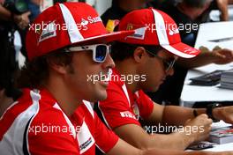 09.06.2011 Montreal, Canada,  Fernando Alonso (ESP), Scuderia Ferrari  - Formula 1 World Championship, Rd 07, Canadian Grand Prix, Thursday