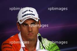 09.06.2011 Montreal, Canada,  Adrian Sutil (GER), Force India F1 Team - Formula 1 World Championship, Rd 07, Canadian Grand Prix, Thursday Press Conference