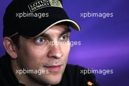 09.06.2011 Montreal, Canada,  Vitaly Petrov (RUS), Lotus Renault GP - Formula 1 World Championship, Rd 07, Canadian Grand Prix, Thursday Press Conference