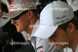 09.06.2011 Montreal, Canada,  Michael Schumacher (GER), Mercedes GP  - Formula 1 World Championship, Rd 07, Canadian Grand Prix, Thursday