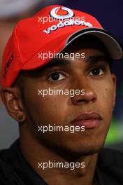 09.06.2011 Montreal, Canada,  Lewis Hamilton (GBR), McLaren Mercedes - Formula 1 World Championship, Rd 07, Canadian Grand Prix, Thursday Press Conference