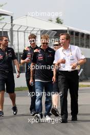 09.06.2011 Montreal, Canada,  Sebastian Vettel (GER), Red Bull Racing - Formula 1 World Championship, Rd 07, Canadian Grand Prix, Thursday