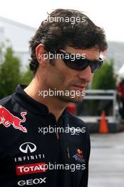 09.06.2011 Montreal, Canada,  Mark Webber (AUS), Red Bull Racing  - Formula 1 World Championship, Rd 07, Canadian Grand Prix, Thursday