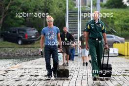 09.06.2011 Montreal, Canada,  Heikki Kovalainen (FIN), Team Lotus - Formula 1 World Championship, Rd 07, Canadian Grand Prix, Thursday