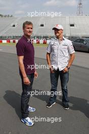 09.06.2011 Montreal, Canada, David Coulthard, Micheal SCHUMACHER (DEU) Mercedes GP Petronas - Formula 1 World Championship, Rd 7, Canadian Grand Prix, Thursday