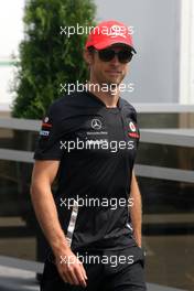 09.06.2011 Montreal, Canada,  Jenson Button (GBR), McLaren Mercedes  - Formula 1 World Championship, Rd 07, Canadian Grand Prix, Thursday