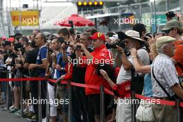 09.06.2011 Montreal, Canada,  Scuderia Ferrari fans - Formula 1 World Championship, Rd 07, Canadian Grand Prix, Thursday