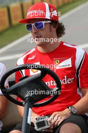 09.06.2011 Montreal, Canada,  Fernando Alonso (ESP), Scuderia Ferrari - Formula 1 World Championship, Rd 07, Canadian Grand Prix, Thursday