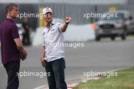 09.06.2011 Montreal, Canada, David Coulthard, Micheal SCHUMACHER (DEU) Mercedes GP Petronas - Formula 1 World Championship, Rd 7, Canadian Grand Prix, Thursday