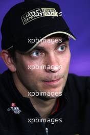 09.06.2011 Montreal, Canada,  Vitaly Petrov (RUS), Lotus Renault GP - Formula 1 World Championship, Rd 07, Canadian Grand Prix, Thursday Press Conference