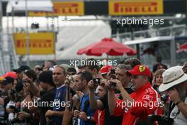 09.06.2011 Montreal, Canada,  Scuderia Ferrari fans - Formula 1 World Championship, Rd 07, Canadian Grand Prix, Thursday