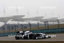 15.04.2011 Shanghai, China,  Rubens Barrichello (BRA), Williams F1 Team  - Formula 1 World Championship, Rd 03, Chinese Grand Prix, Friday Practice