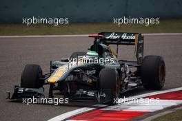 15.04.2011 Shanghai, China,  Heikki Kovalainen (FIN), Team Lotus  - Formula 1 World Championship, Rd 03, Chinese Grand Prix, Friday Practice