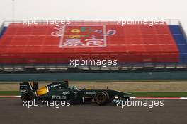 15.04.2011 Shanghai, China,  Heikki Kovalainen (FIN), Team Lotus  - Formula 1 World Championship, Rd 03, Chinese Grand Prix, Friday Practice