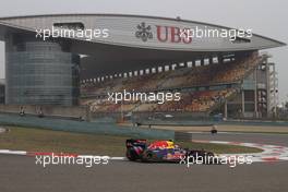 15.04.2011 Shanghai, China,  Sebastian Vettel (GER), Red Bull Racing  - Formula 1 World Championship, Rd 03, Chinese Grand Prix, Friday Practice