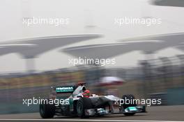 15.04.2011 Shanghai, China,  Michael Schumacher (GER), Mercedes GP  - Formula 1 World Championship, Rd 03, Chinese Grand Prix, Friday Practice