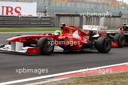 15.04.2011 Shanghai, China,  Felipe Massa (BRA), Scuderia Ferrari and Vitaly Petrov (RUS), Lotus Renalut F1 Team  - Formula 1 World Championship, Rd 03, Chinese Grand Prix, Friday Practice