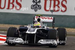 15.04.2011 Shanghai, China,  Pastor Maldonado (VEN), Williams F1 Team  - Formula 1 World Championship, Rd 03, Chinese Grand Prix, Friday Practice