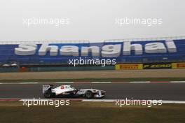 15.04.2011 Shanghai, China,  Sergio Perez (MEX), Sauber F1 Team  - Formula 1 World Championship, Rd 03, Chinese Grand Prix, Friday Practice